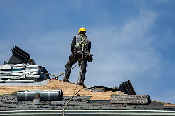 Professional Flat Roof Repair technician working in New Hope, MN